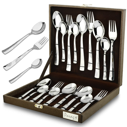 18pc Moonpress Stainless Steel Cutlery | Gift Box | Spoons Forks