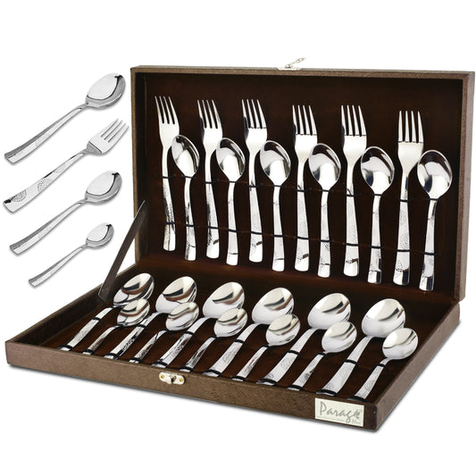 24pc Stainless Steel Cutlery | Gift Box | Spoons Forks