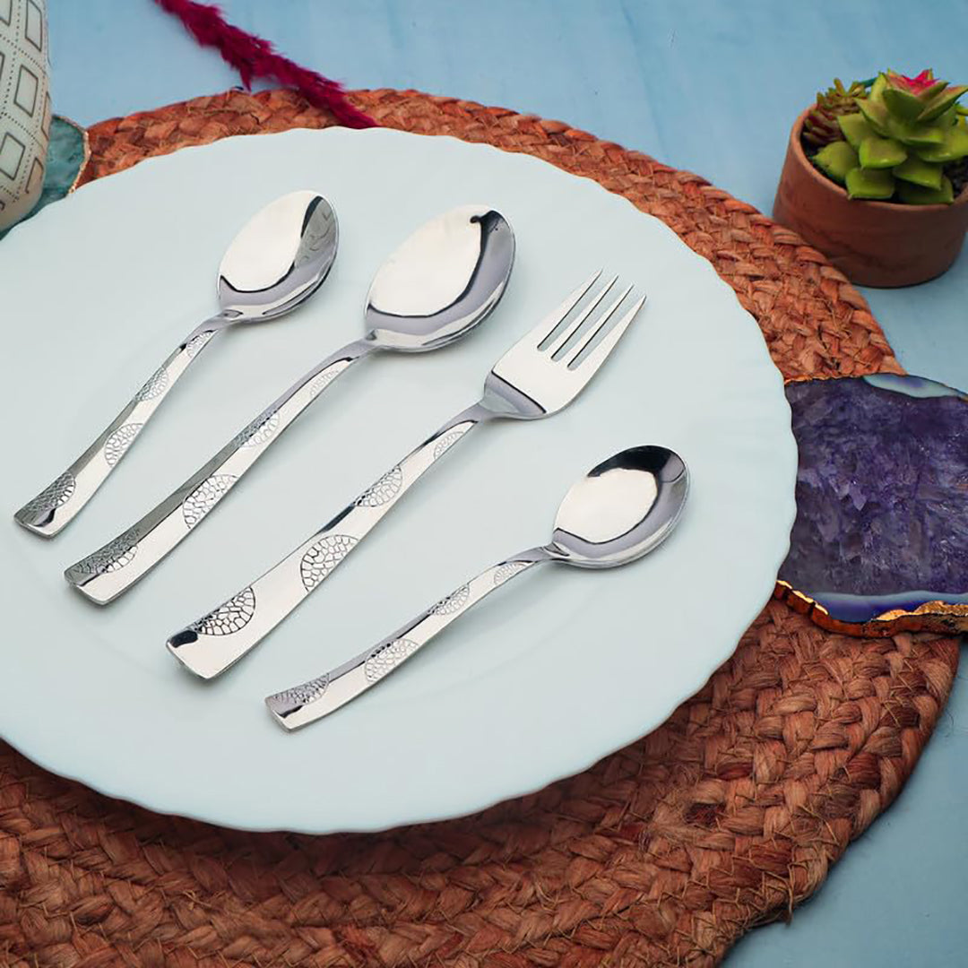 18pc Moonpress Stainless Steel Cutlery | Gift Box | Spoons Forks