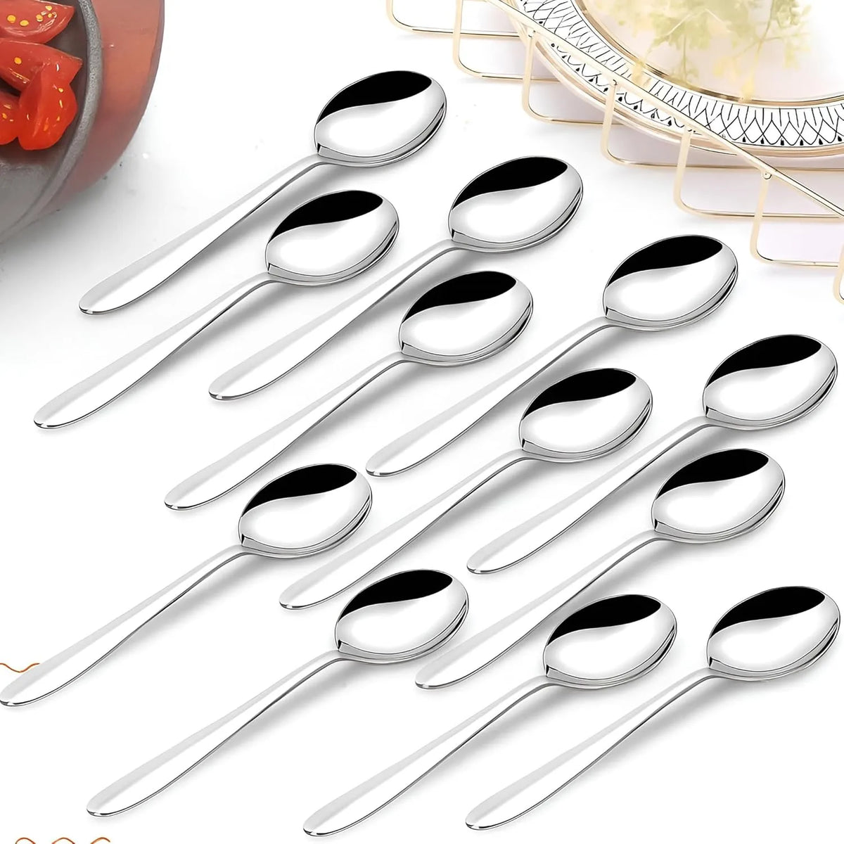 Soup Spoon Set 18cm Stainless Steel Silver – Parage