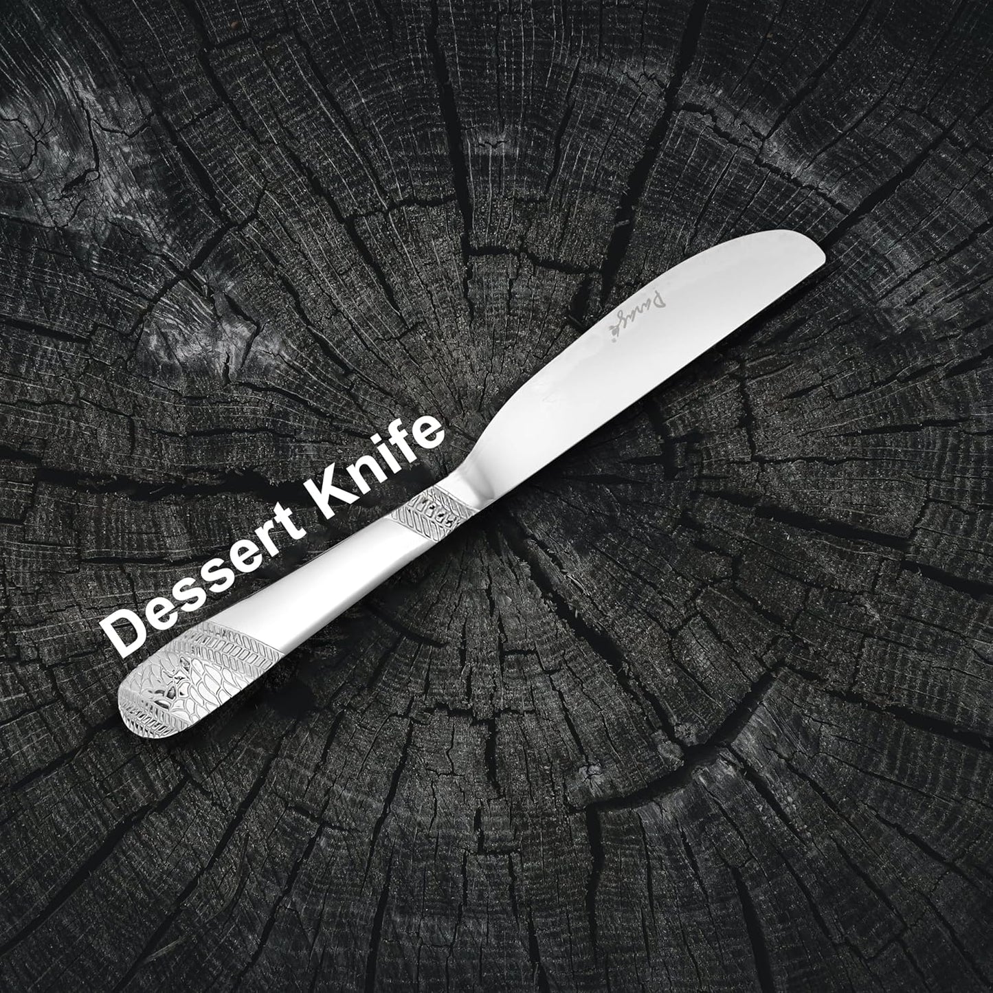 3 Pcs Stainless Steel Butter Knives - 4 mm Thick, Imperial Design, Premium Set3PPIMPLDK1 4