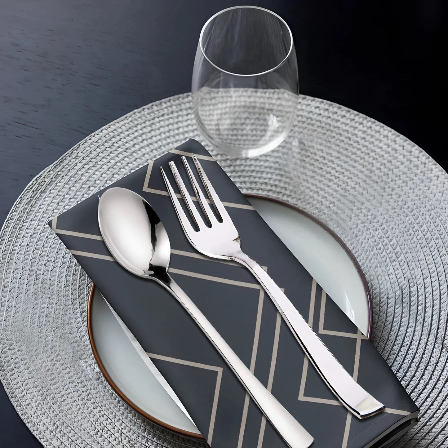 12pc Stainless Steel Spoons & Forks | Tea Coffee | Mirror Polished