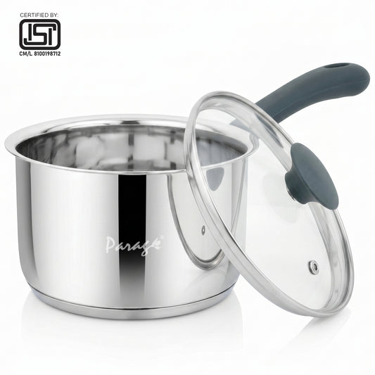 Saucepan | Stainless Steel | Silver