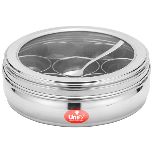 Spice Storage | 12 inch, 1500ml | Stainless Steel | Silver | Airtight