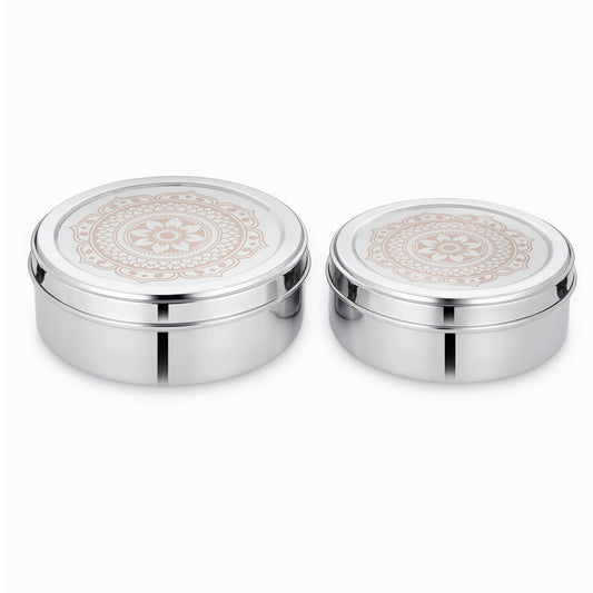 Storage Container | 900ml, 1200ml | Stainless Steel | Silver