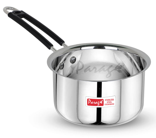 Stainless Steel Saucepan | 1L Heavy Gauge | Silver