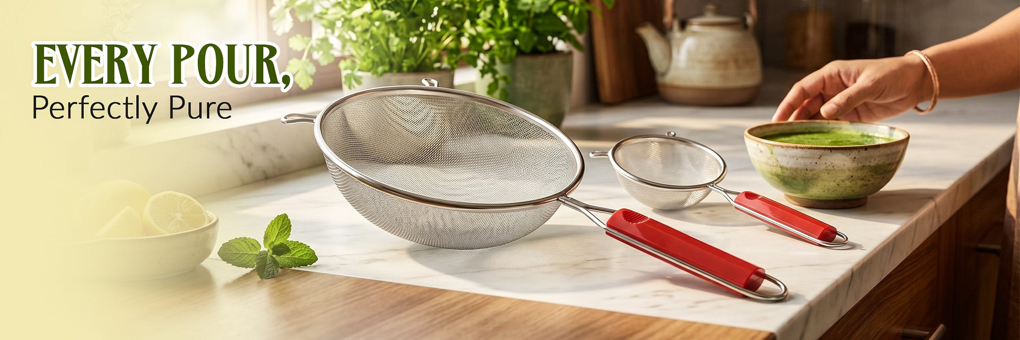 Strainers