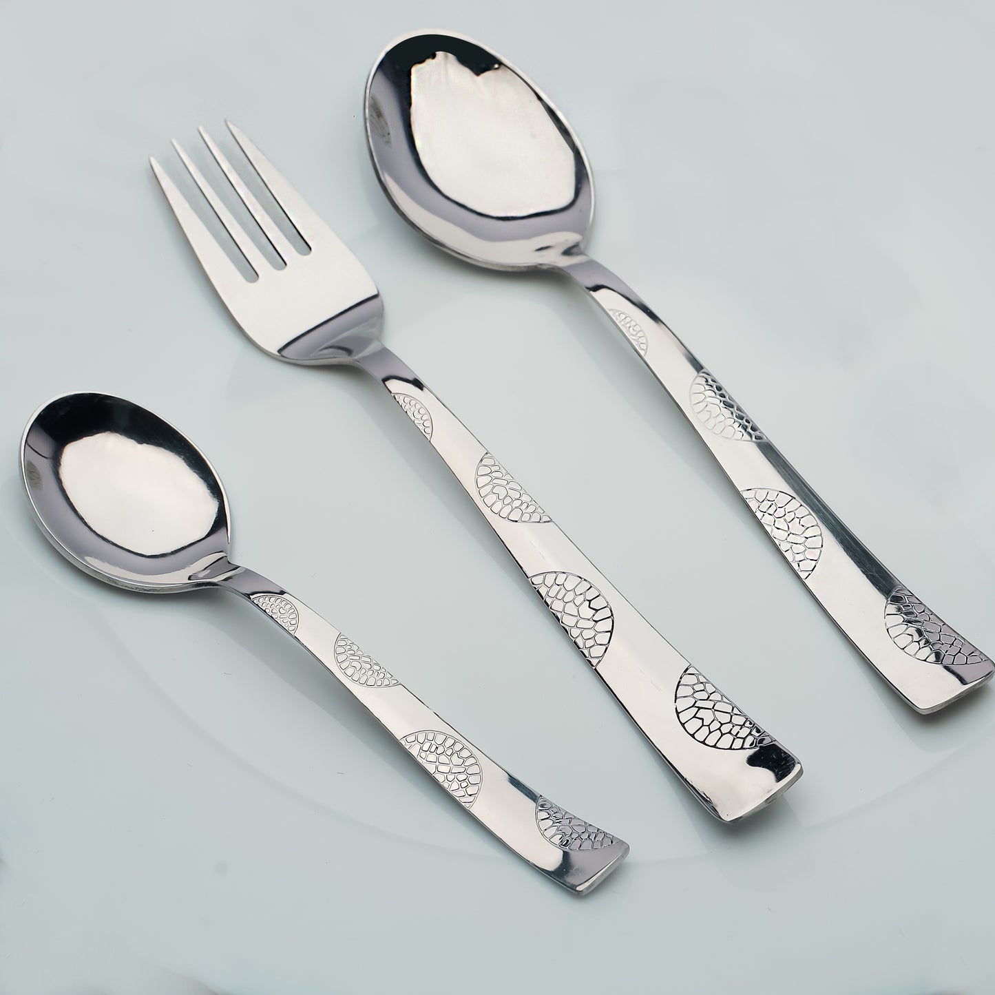 18pc Stainless Steel Cutlery | Moonpress Spoons Forks | Dining