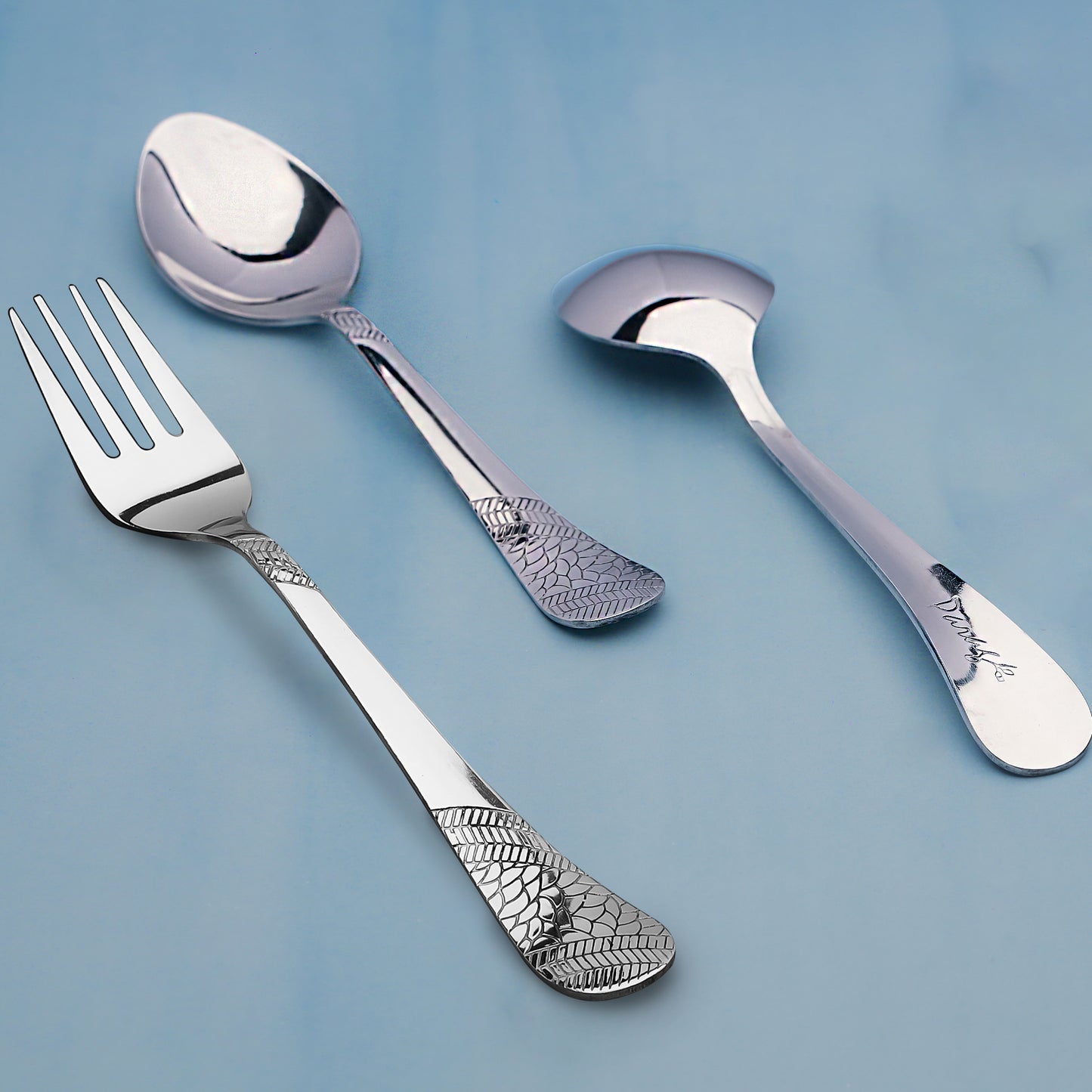 18pc Stainless Steel Cutlery | Spoons Forks Tea | Silver Dining