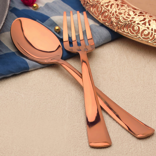 Cutlery Set | Stainless Steel | Rose Gold | Premium
