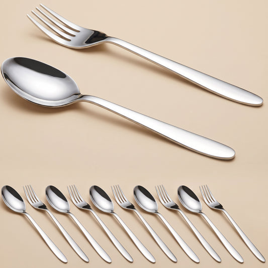 Cutlery Set | 12 pieces | Stainless Steel | Silver | Sigma