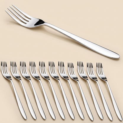 Table Fork Set | 18.5cm | Stainless Steel | Silver | Premium