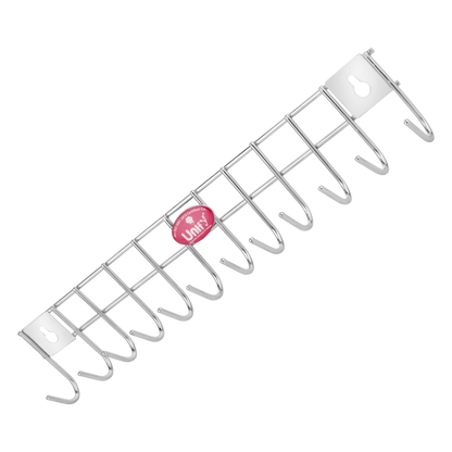 Wall Cloth Hanger 12 Hook Stainless Steel Silver – Parage