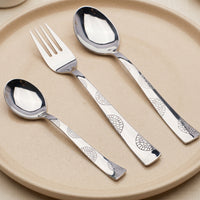 Cutlery Set | 18pc | Stainless Steel | Silver | Elegant