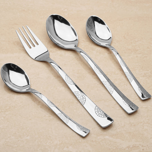 Cutlery Set | 24pc | Stainless Steel | Silver | Premium