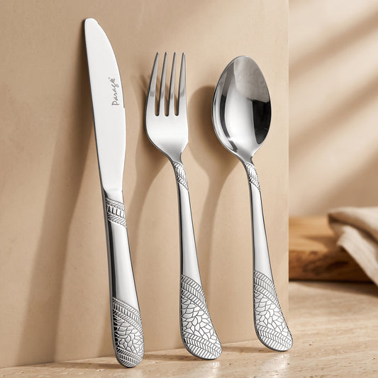 Cutlery Set | 3mm, 3pc | Stainless Steel | Silver | Imperial