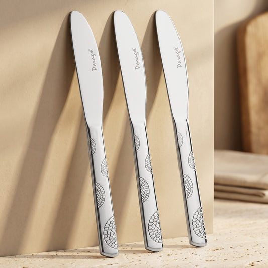 Butter Knife Set | 3mm, 3 piece | Stainless Steel | Moonpress Design