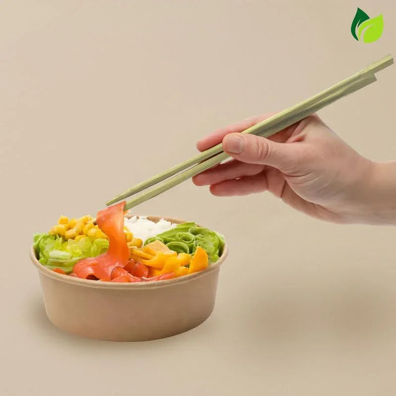 50 Pairs Bamboo Chopsticks | 8in Sushi & Noodles | Eco-Friendly50WDCHOPSTICK1 4