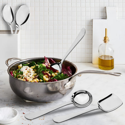 4-Piece Stainless Steel Serving Spoon Set | Heavy Gauge 1.8mm | Kitchen & Dining Use