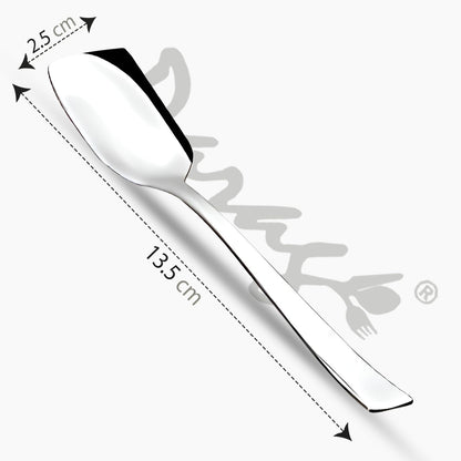 12-Piece Stainless Steel Ice Cream Spoon Set | 13.5cm, Food Grade, Durable & Stylish ICEIMP12 2