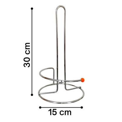 1 Pc Kitchen Napkin & Paper Towel Holder | Chrome Finish, Multipurpose Tissue Roll Stand for Kitchen & Dining, Set of 1