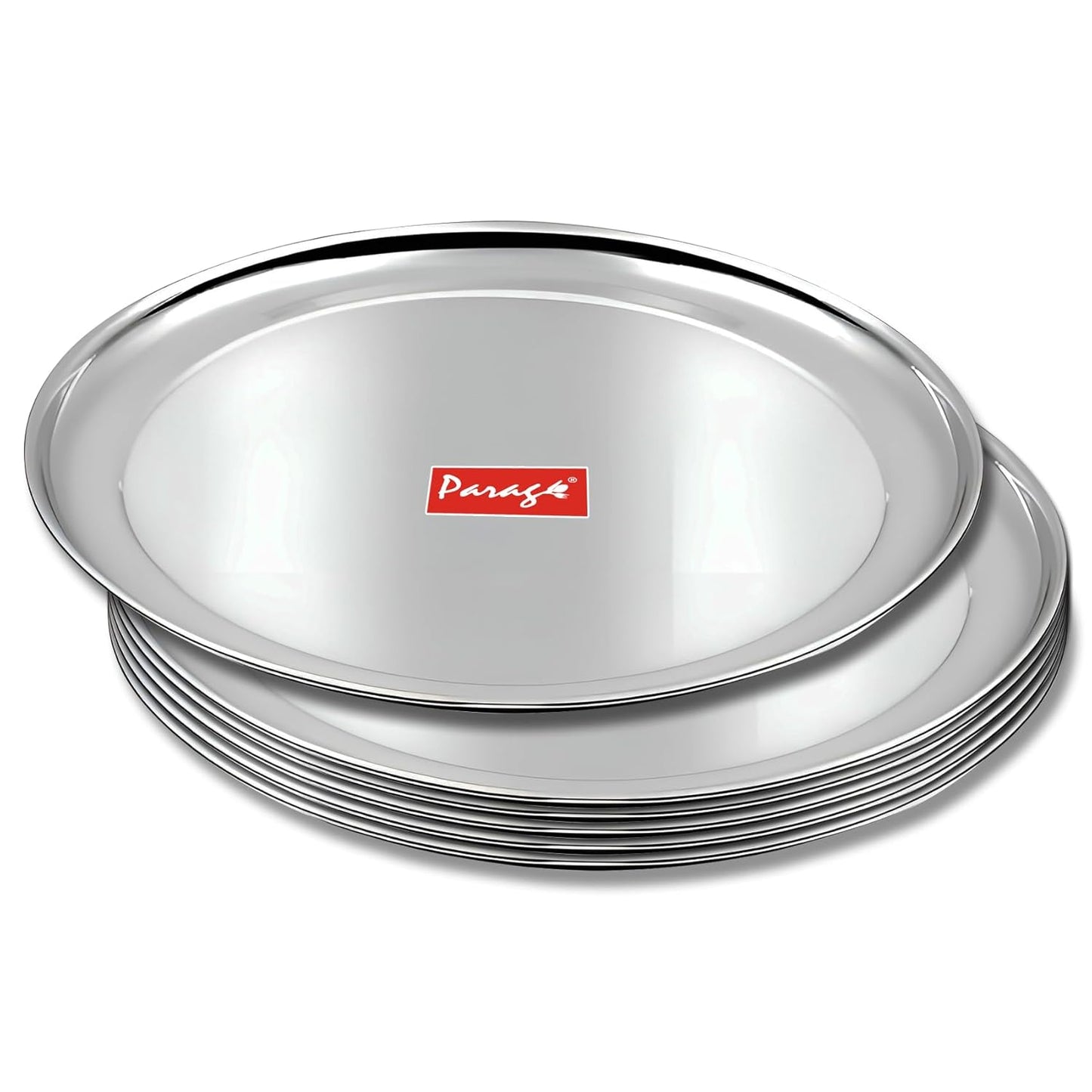 6pc Stainless Steel Raj Bhog Plate | 12in Heavy Gauge6PCRB12PL1 1