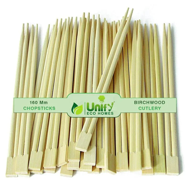 50 Pairs Bamboo Chopsticks | 8in Sushi & Noodles | Eco-Friendly50WDCHOPSTICK1 1