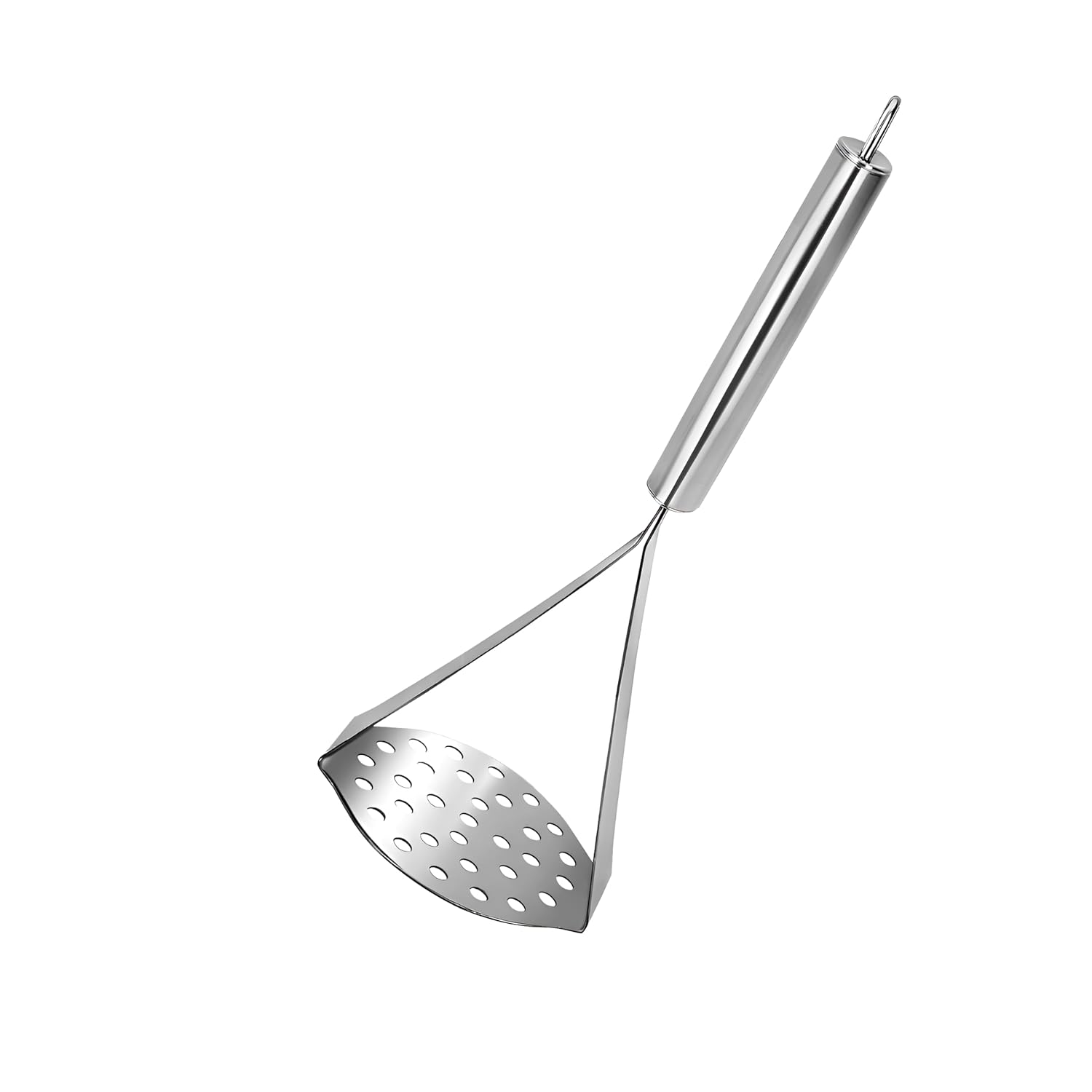 Stainless Steel Potato & Vegetable Masher | 24.5cm Kitchen Tool for Pav Bhaji, Home & Kitchen, Silver Finish1PCSMASHER1 1