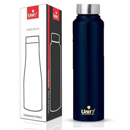 Stainless Steel Water Bottle 1L, Blue | Leak-Proof Fridge Bottle for Home, Gym & Travel 1SATURNBLUE 1