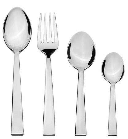 24-Piece Premium Stainless Steel Cutlery Set | Silver Spoons & Forks for Home & Kitchen PC1201IMP 1
