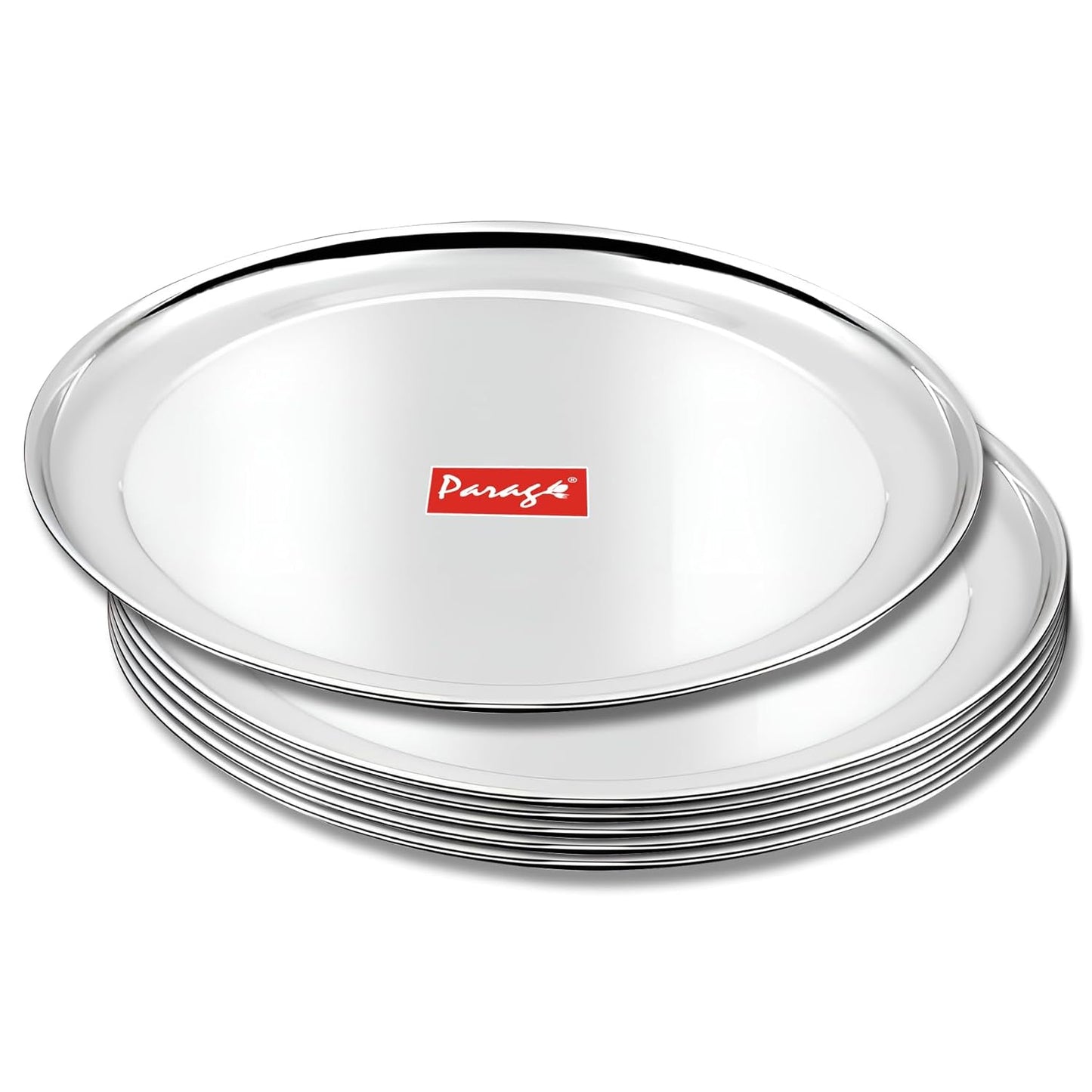 6pc Stainless Steel Raj Bhog Plate | 9in Heavy Gauge6PCRB9PL1 1