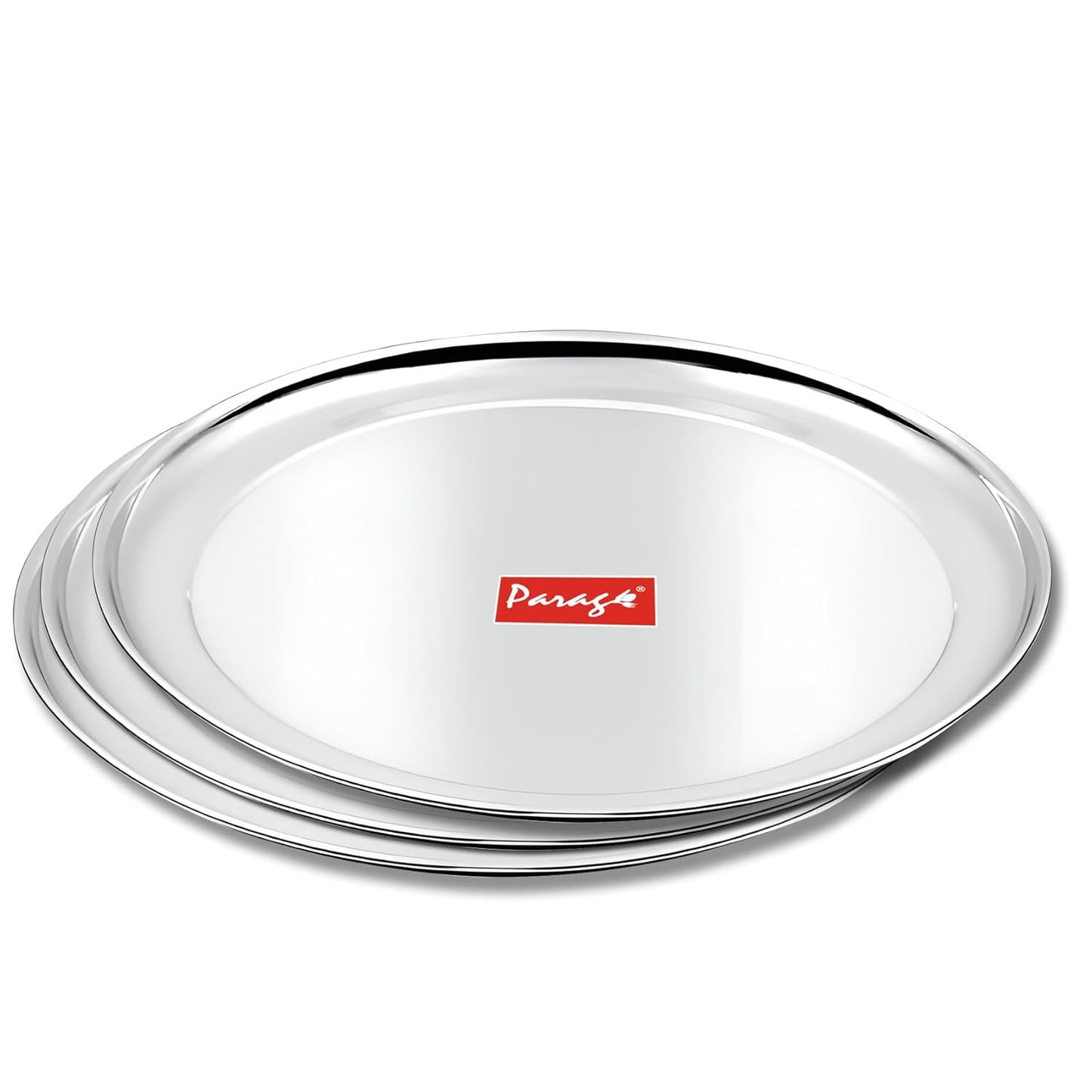 3pc Stainless Steel Raj Bhog Plate | 9in Heavy Gauge3PCRB9PL1 1