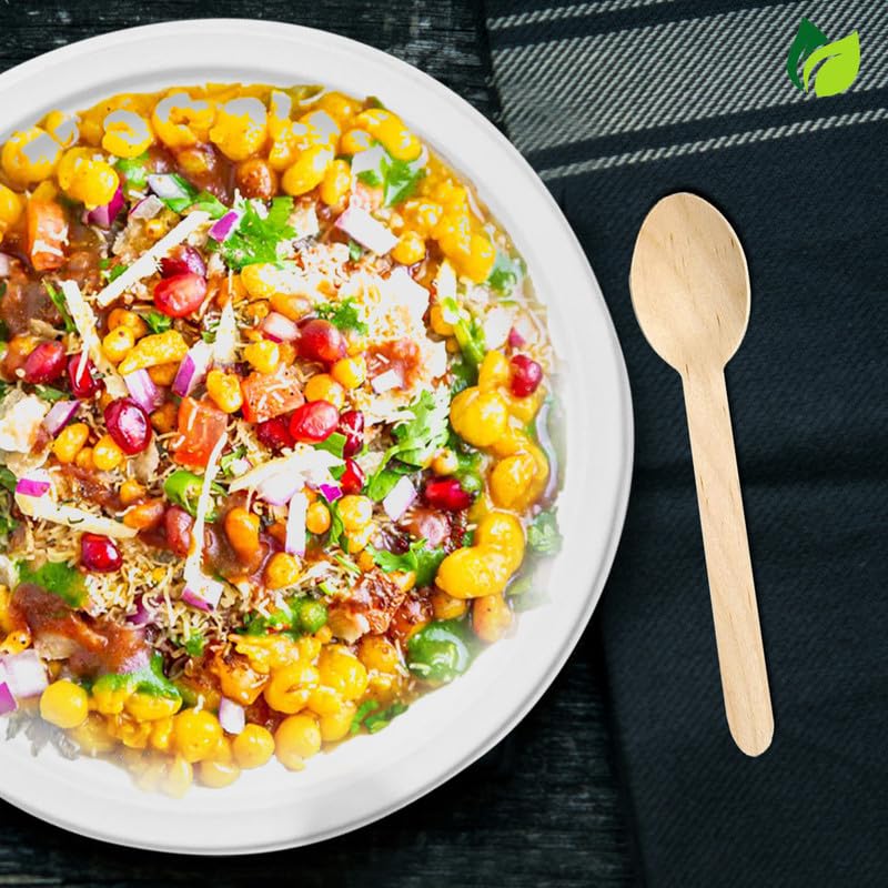 25pc Bagasse Plates | 7in Eco-Friendly Disposable | White7INCHBGPLATE251 4