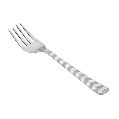 6 Pieces Stainless Steel Premium Dinner Forks Set - 16 cm Cutlery with Arrow Design