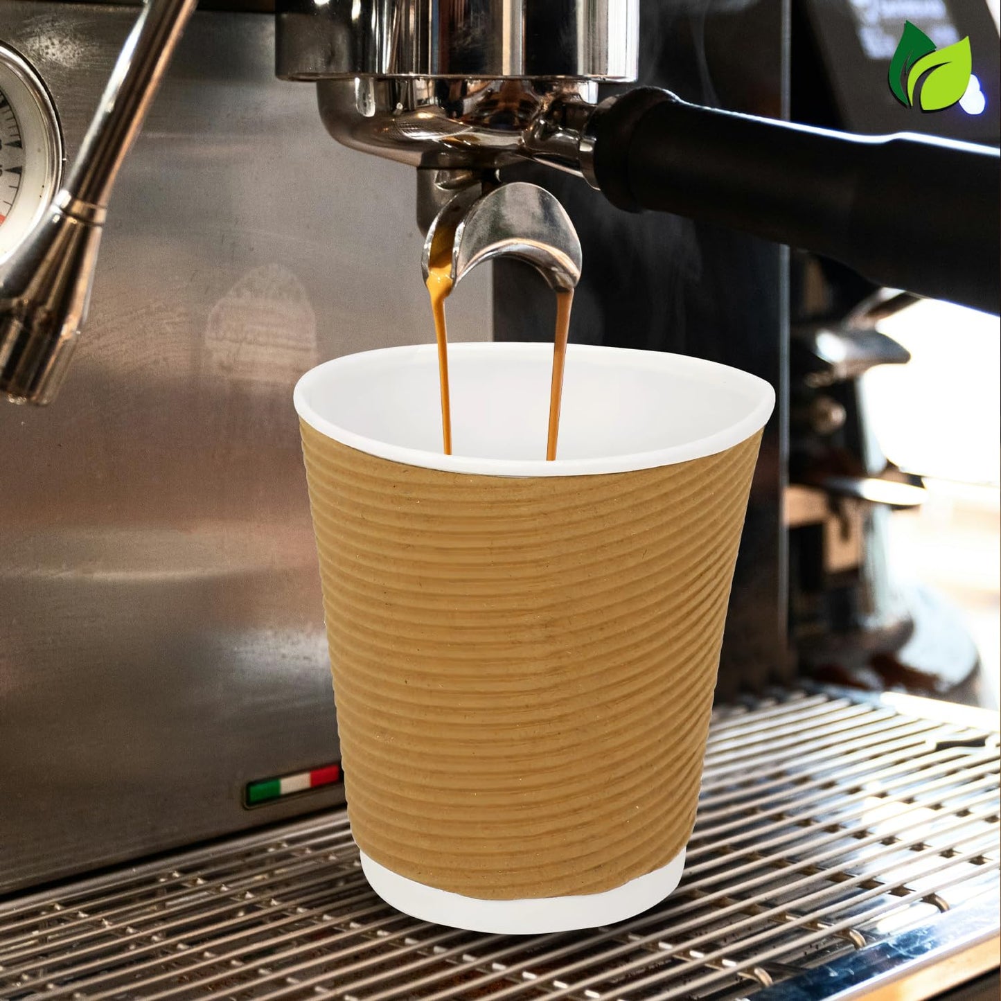 25 Ripple Paper Cups | 250ml Non-Slip | Coffee & Drinks25PRGLASS250ML1 4