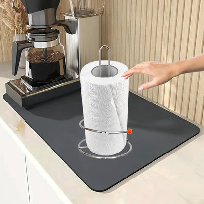1 Pc Kitchen Napkin & Paper Towel Holder | Chrome Finish, Multipurpose Tissue Roll Stand for Kitchen & Dining, Set of 1