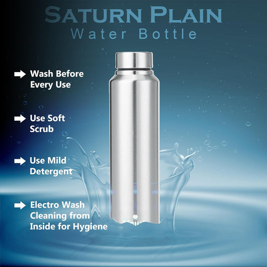 6 Pcs Saturn Stainless Steel Water Bottle 950 ml | Leak-Proof, Rust-Free, BPA-Free