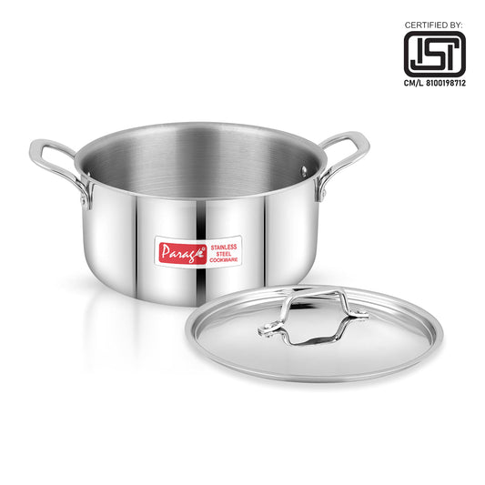 Biryani Pot | 1700ml | Stainless Steel | Silver | Tri-Ply