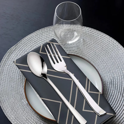 12pc Stainless Steel Spoons & Forks | Tea Coffee | Mirror Polished