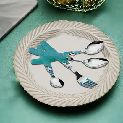 Cutlery Set | Stainless Steel | Blue | Camry