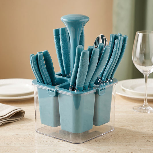 Cutlery Set | Stainless Steel | Blue | Camry
