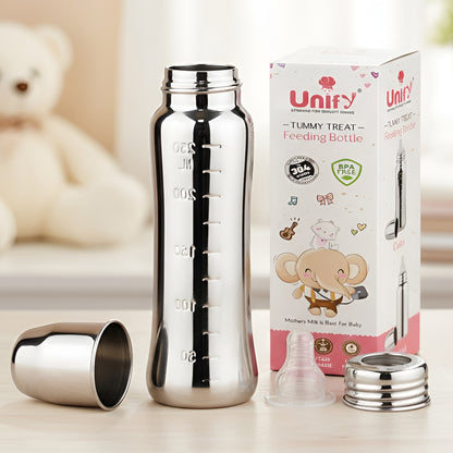 Stainless Steel Baby Feeding Bottle | 250ml BPA Free