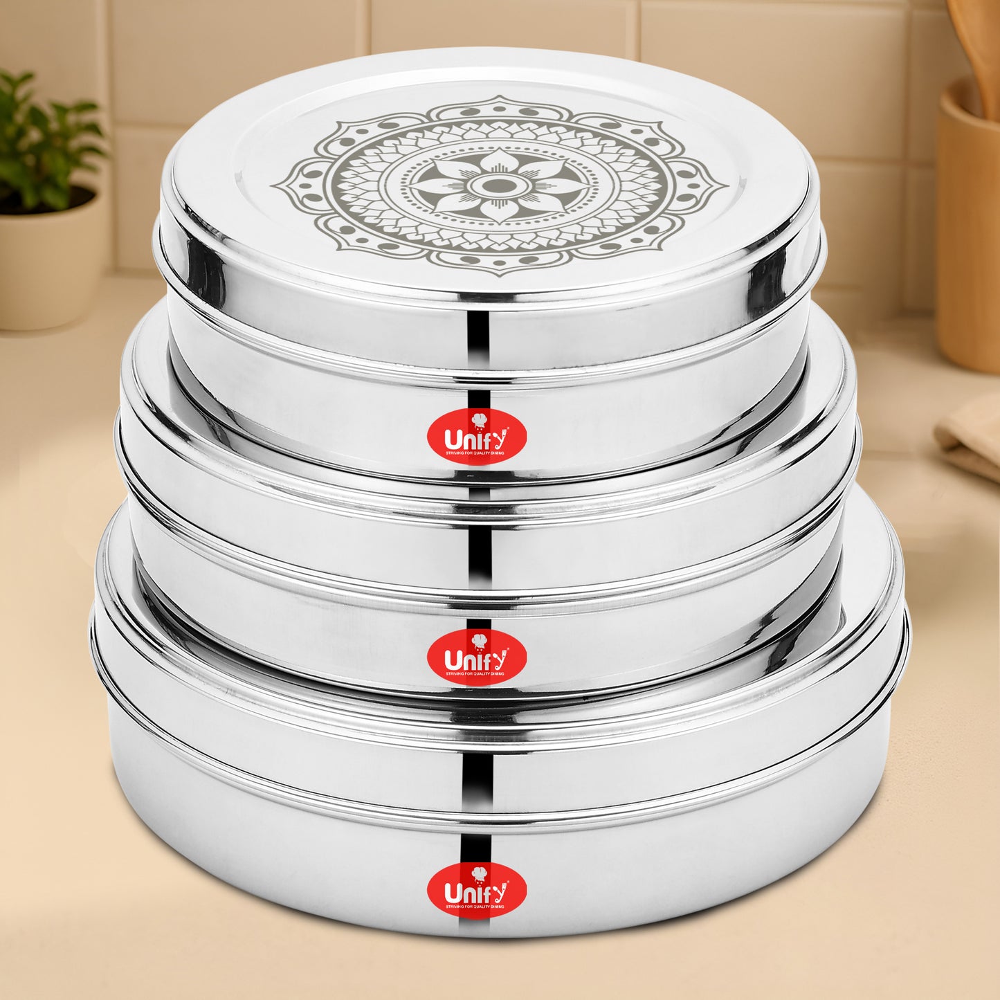 Storage Container | 700ml, 900ml, 1200ml | Stainless Steel | Airtight