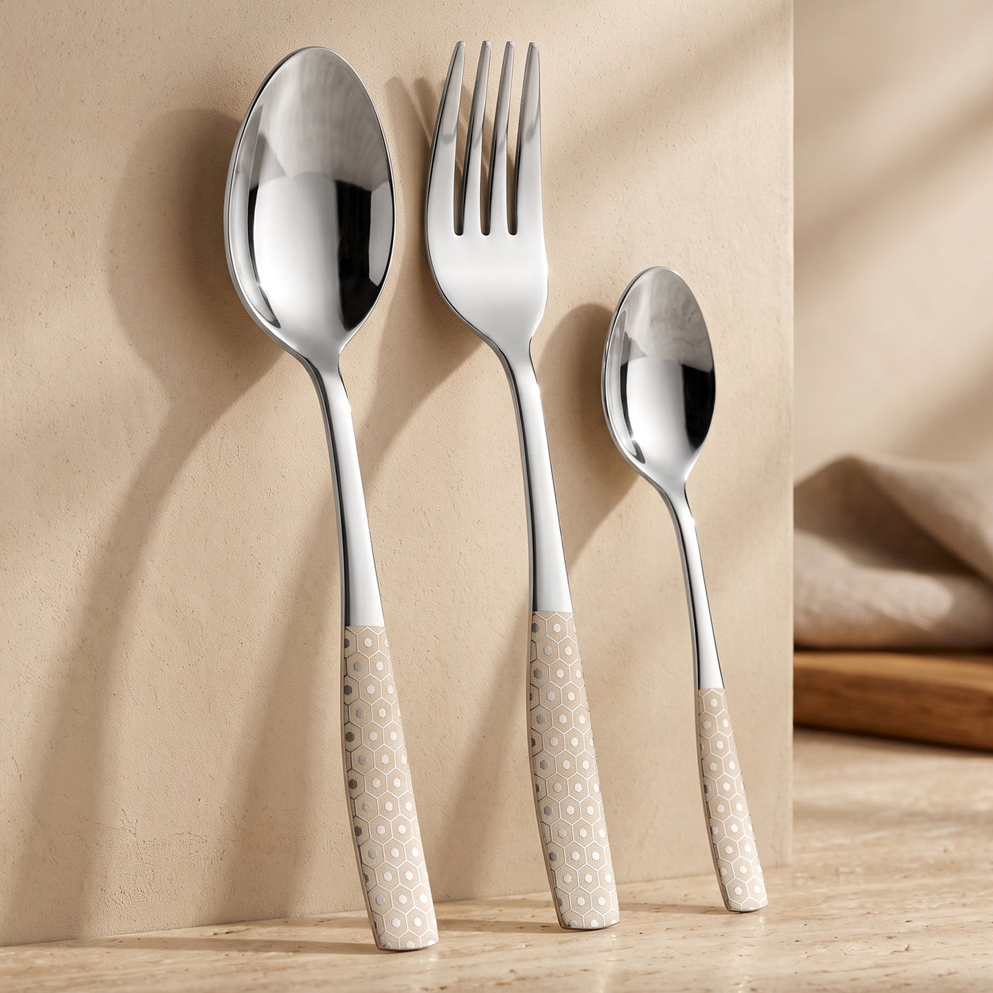 Cutlery Set | 18 pieces | Stainless Steel | Silver | Dazzle
