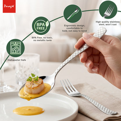 Cutlery Set | Stainless Steel | Silver | Decora