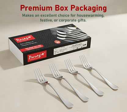 12 Pieces Stainless Steel Dinner Forks Set for Home, Kitchen & Dining Table