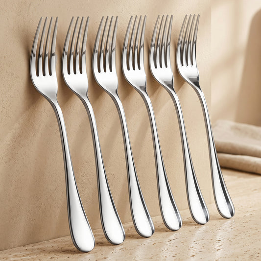 Cutlery Set | 18.5 cm, 6 piece | Stainless Steel | Silver | Fruit Forks