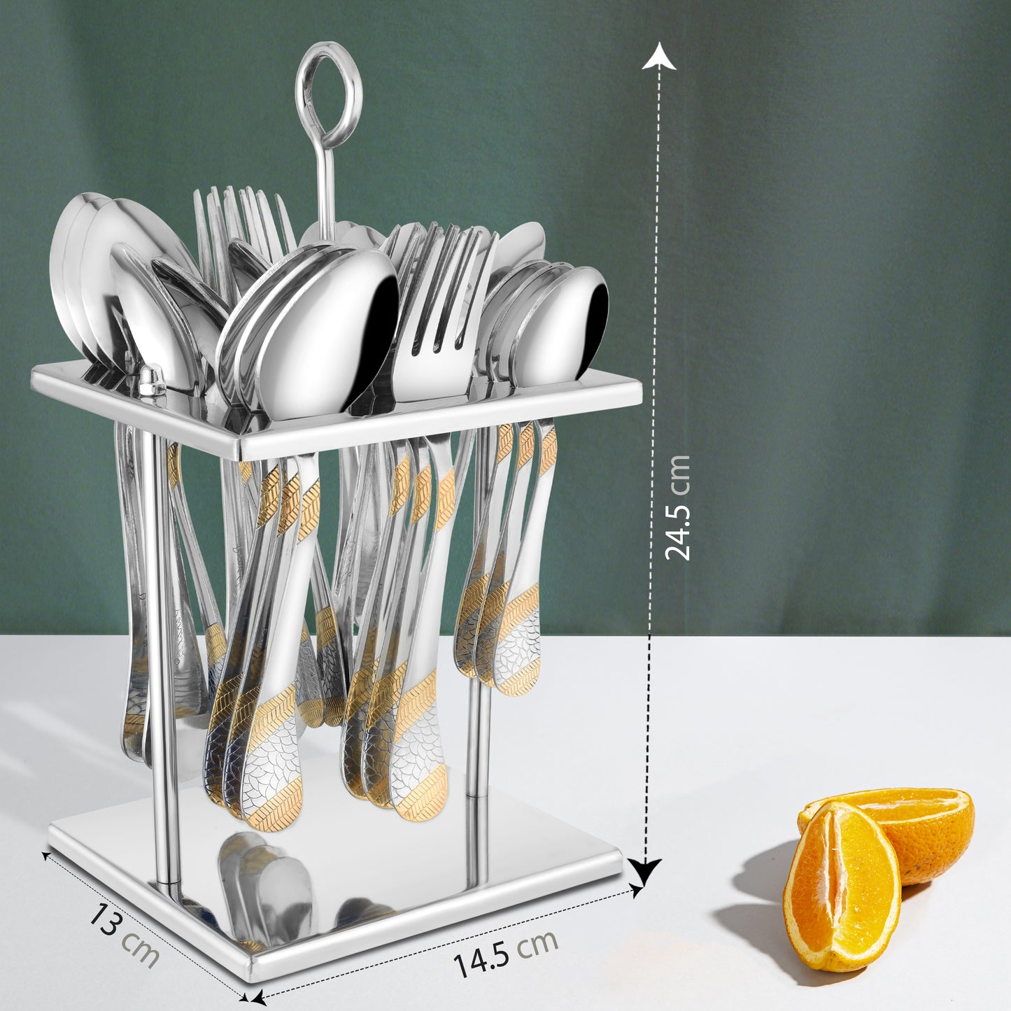 Cutlery Set | Stainless Steel | Golden | 24K Gold Plated