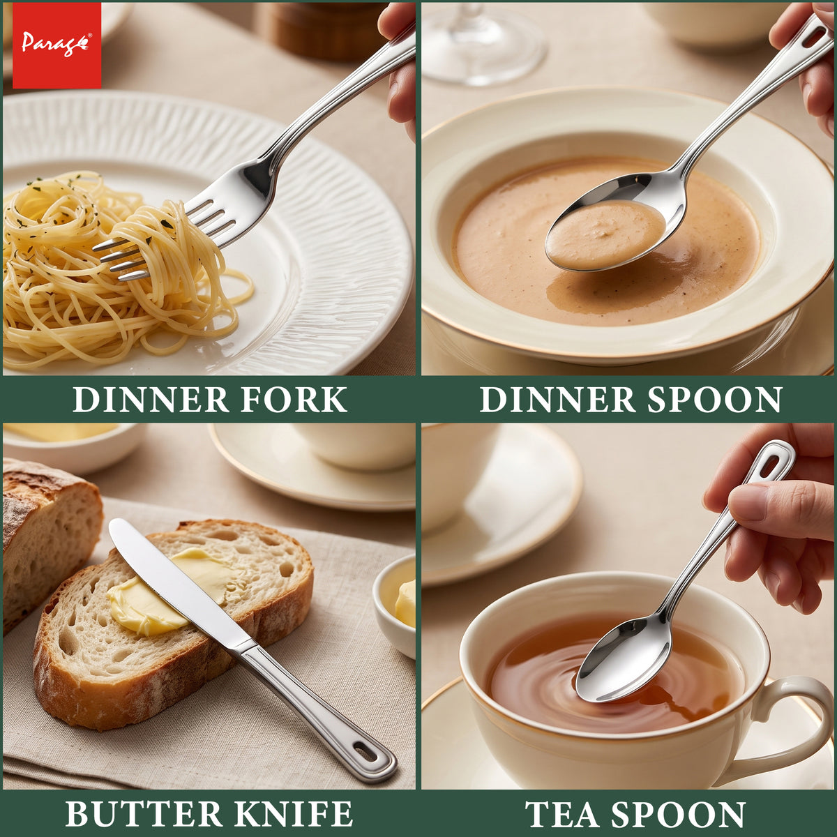 Cutlery Set Stainless Steel Silver Imperio – Parage