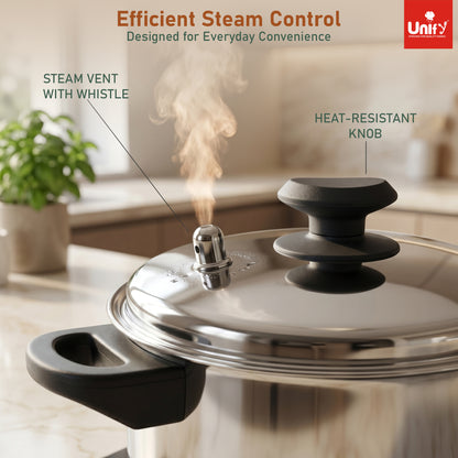 Stainless Steel Idli Maker 4 Plates | Induction & Gas Compatible Idli Cooker | Heavy Gauge Steamer with Lid | 16 Idli Capacity | Durable, Rust-Resistant & Easy to Clean 2 Years Warranty